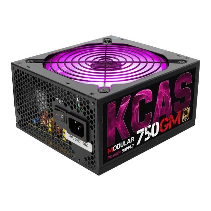 BOITE D'ALIMENTATION AEROCOOL KCAS PLUS RGB 850W / 80+ GOLD - Smarty Shop