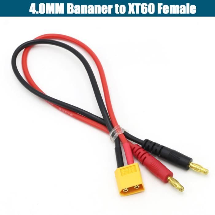 Lot 3 Paires Connecteurs XT60 Mâle Femelle Avec Câble Silicone 14AWG RC Drone