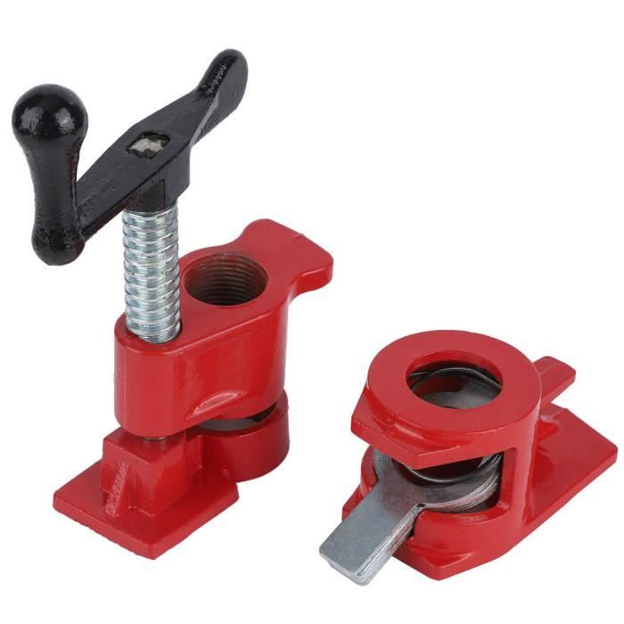 Lot De 4 Pinces De Montage à Dégagement Rapide - Attaches Caoutchouc Pour Outils Diamètre 3-4 Cm
