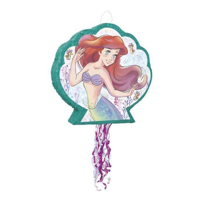 Pinata Coquillage La Petite Sirene Ariel 53 X 55 Cm Colore Cdiscount Maison