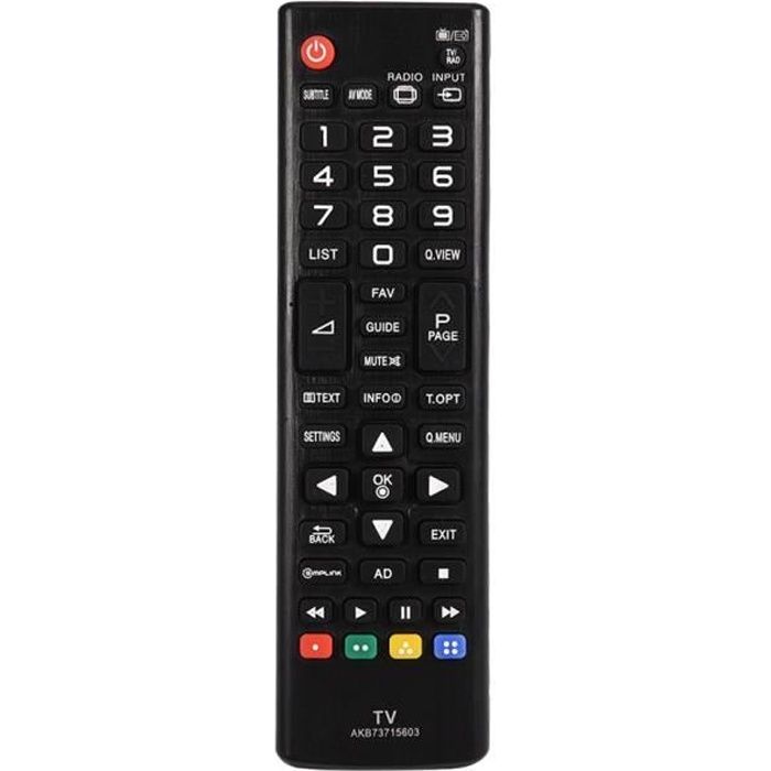 Telecommande Universelle pour LG AKB72915244 Controleur Remote LG LED TV  neuve