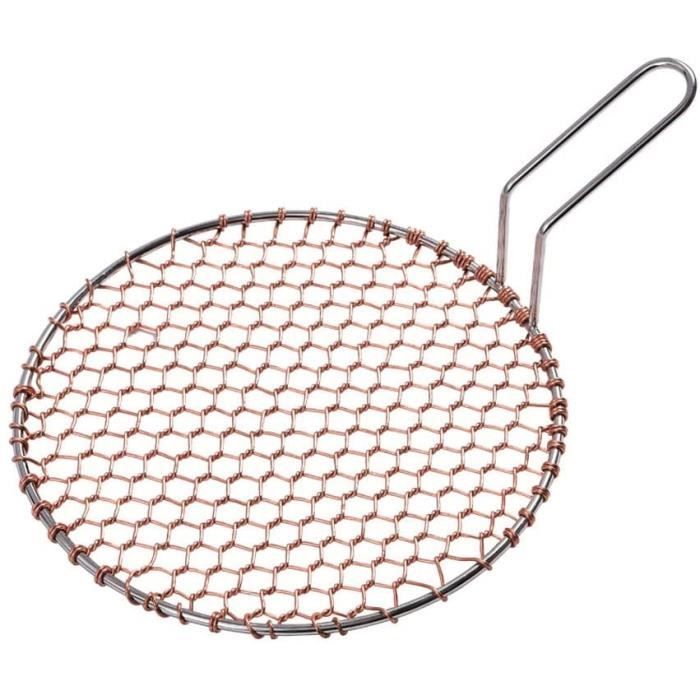Wiltec Grille BBQ Ronde 55cm Acier affiné V2A Barbecue Charbon de