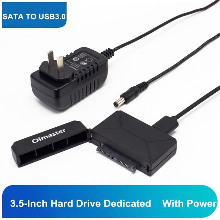 SATA vers USB 3.5IN adaptateur disque dur USB 3.0 externe SSD UASP  Converter @balenced591 - Cdiscount Informatique