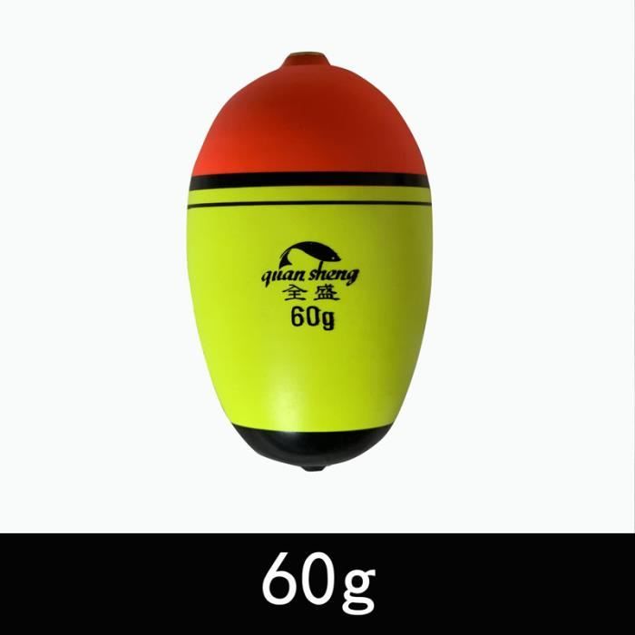 Rockible - Lot De 5 Flotteurs De Pêche En Mousse EVA Ovale Pour Bar, Pompano, Truite Et Plus | Poids Au Choix 1g à 60g