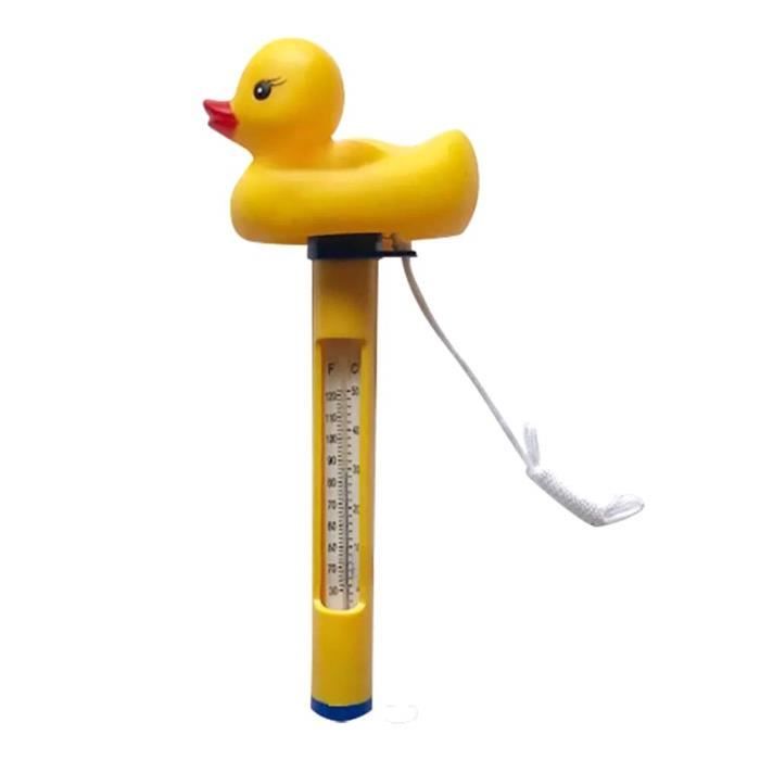 Thermomètre Flottant Pour Piscine Ou Spa - Super Rigolo En Forme De Poulpe Rose ! Affiche La Température En °F Et °C. Un Accessoire Sympa Et Pratique.