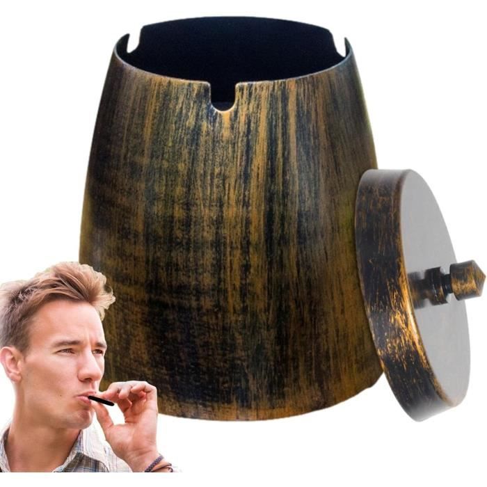 HARTAR Cendrier Sans Fumée Pour Cigarettes D'intérieur, Cendrier D'extérieur Coupe-vent Mignon