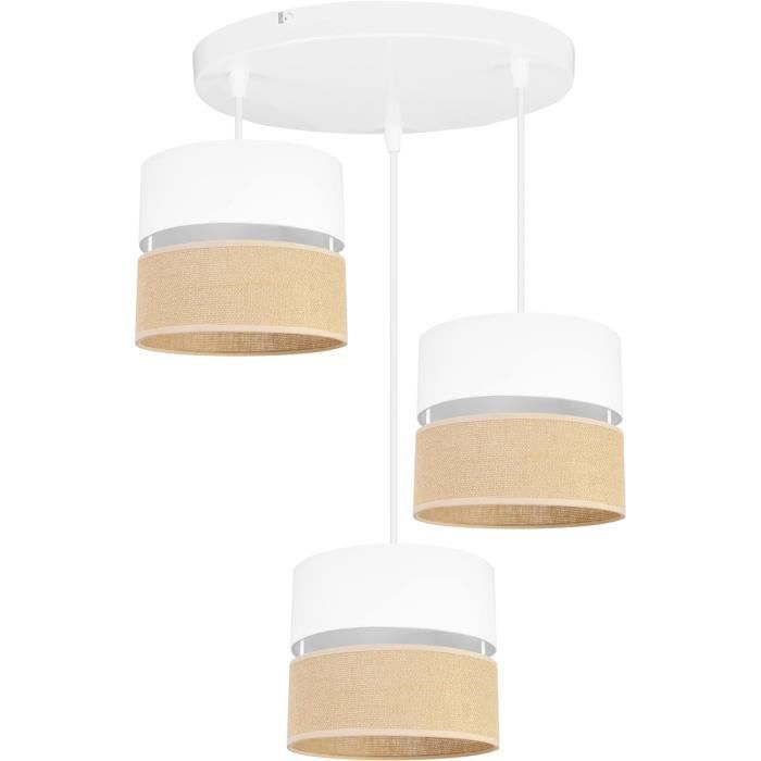 Juta Abat Jour Suspension Luminaire Lustre - Moderne Abat Jour Plafond ...