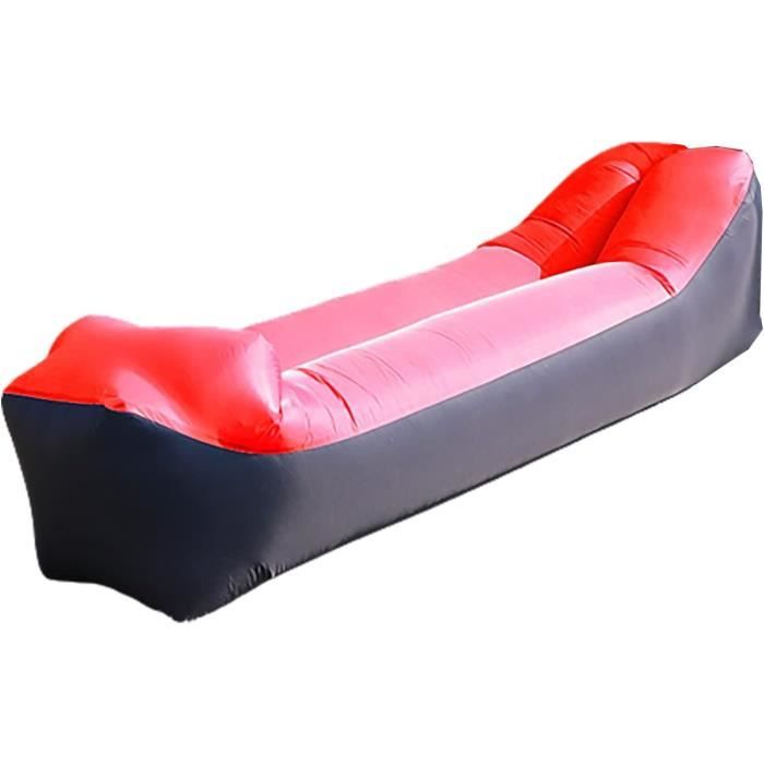 Hamac Gonflable Portable 185 Cm – Canapé D’extérieur Pour Plage, Camping, Festivals (charge 200 Kg)