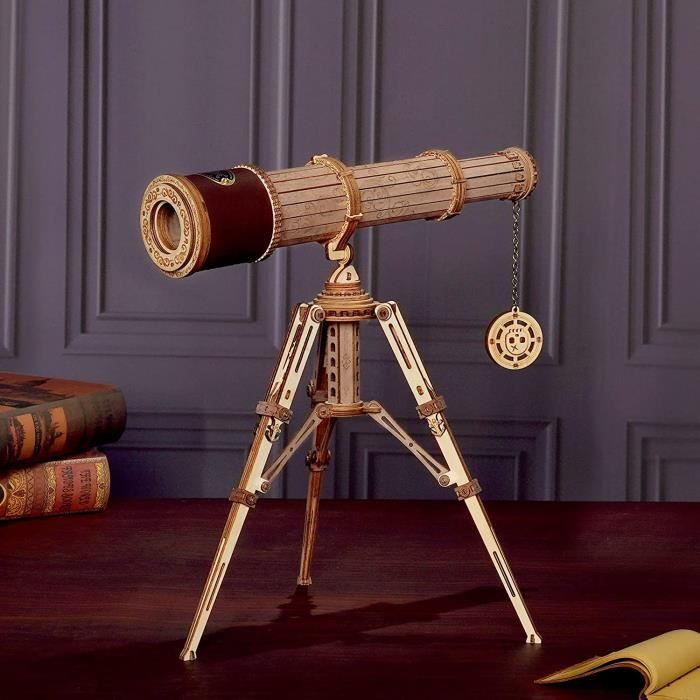 Puzzle 3D - ROBOTIME - ST004 - Bois - 314 pièces - Télescope monoculaire
