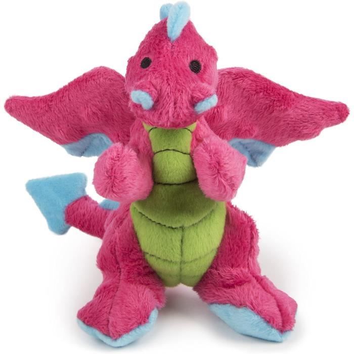 Moonmoon Bubble Plush Dragons Squeaky Dog Toy, Chew Guard Technology
