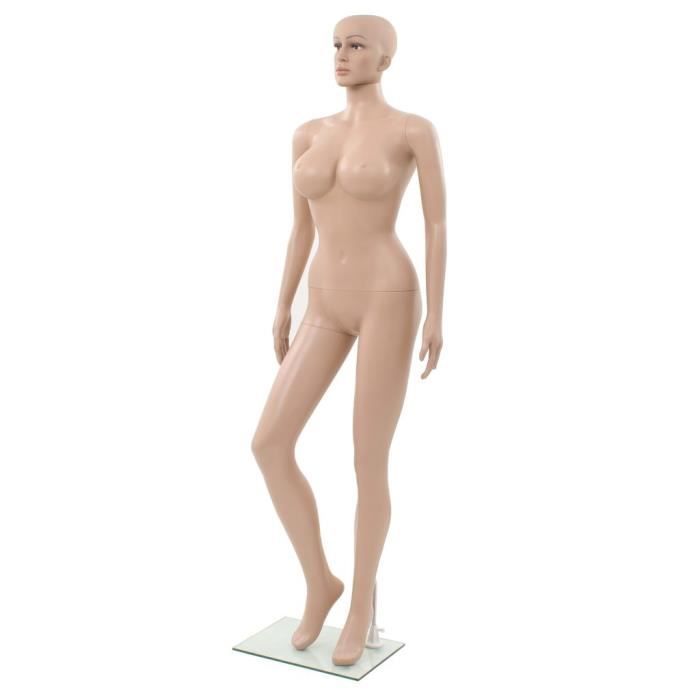 fairytale mannequin femme sexy avec base en verre beige 180 cm cdiscount beaux arts et loisirs creatifs