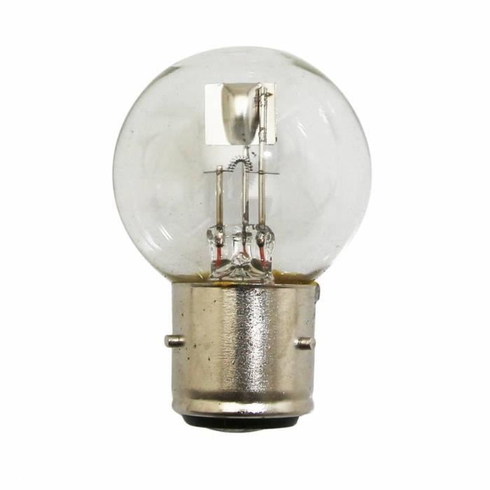 Ampoule-lampe 6v 45-40w culot ba21d standard blanc (projecteur) (vendu a l'unite)