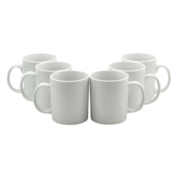 Lot de 10 Mugs pour café ou thé