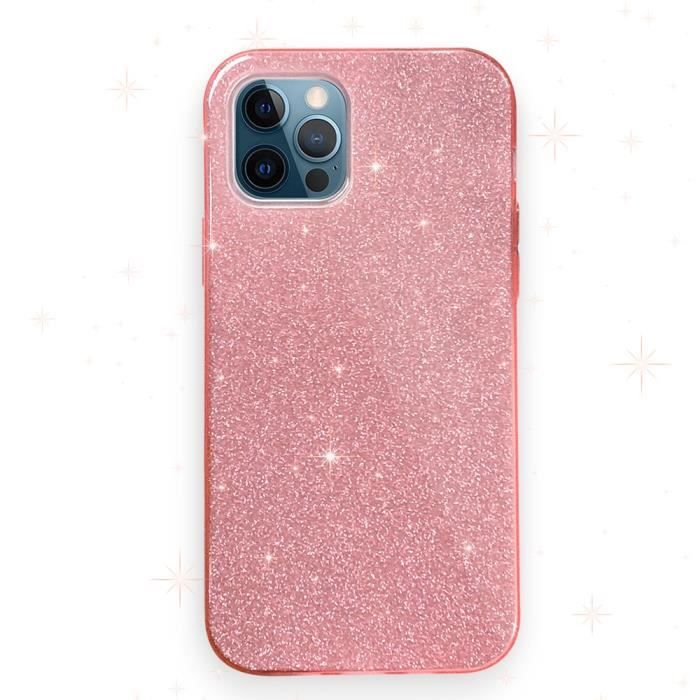 IPhone 11 Pro Max Coque Bling Gliter Paillette Brillant Luxe