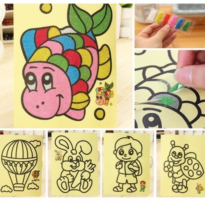 Coloriage Enfant 5 Pieces Lot Enfants Bricolage Couleur Sable Peinture Art Creatif Dessin Jouets Sable Papier Type Medium Size Cdiscount Jeux Jouets Coloriage Enfant 5 Pieces Lot Enfants Bricolage Couleur Sable Peinture Art Creatif Dessin Jouets Sable Papier Type Medium Size Cdiscount Jeux Jouets