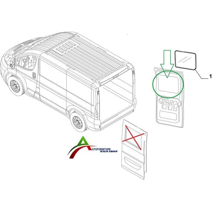 Panneau Latéral ABS Pour Siège Passager Fiat Ducato / Boxer / Relay (2006 Et +) – Noir – Pièce De Rechange Facile à Installer