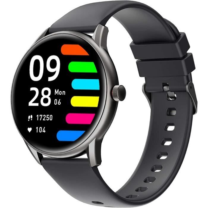 Montre Connectee Homme Femme, Smartwatch Bluetooth 5.0 Sport Etanche IP68  Bracelet Connecte Fitness, Moniteur de Sommeil et Fre[152] - Cdiscount  Téléphonie