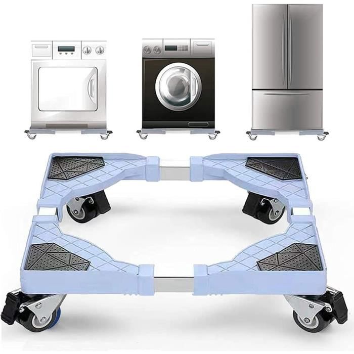 Support De Machine à Laver Universel Avec Roulettes Réglables Pour