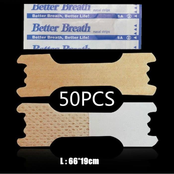 Couleur Better Breath L Bandes nasales Anti-ronflement pour mieux