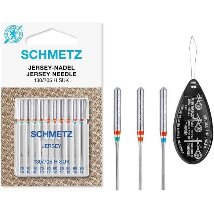 SCHMETZ Aiguilles Machine à Coudre Industrielle DPx17 135x17 Taille 140/22 - Lot De 10