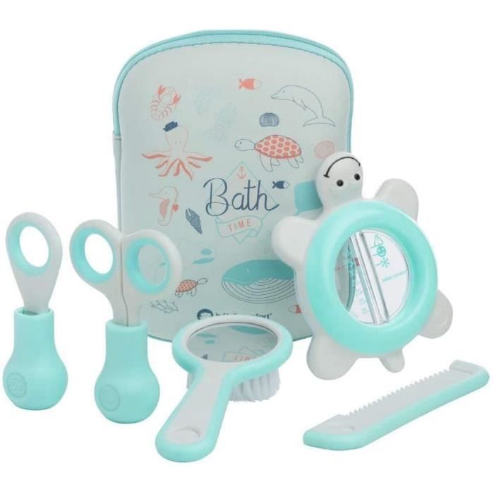 Bebe Confort Trousse De Toilette Pour Bebe Inclut Thermometre C Aux Coupe Ongles Peigne Brosse Pour Bebe Water Worl A3 Cdiscount Puericulture Eveil Bebe