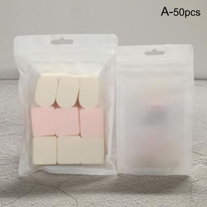 Sacs shopping,Sac plastique ?� fermeture ?�clair de qualit?� alimentaire, lot de 50 pi?�ces, 4 