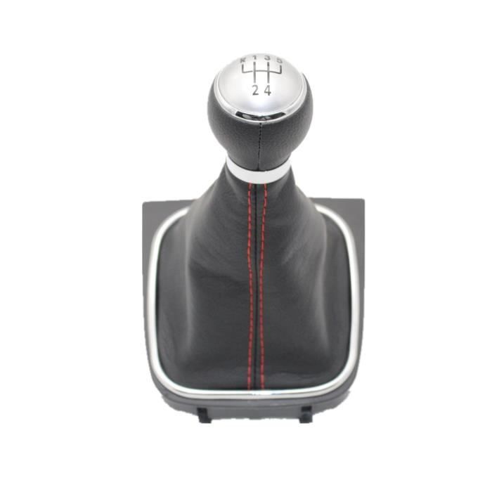 Pommeau De Levier De Vitesse Bois Avec Guêtre Cuir Noir Pour VW Passat B5 4Motion 5 Vitesses - Neuf D'origine (OEM) Référence 3B0711113AQLGC
