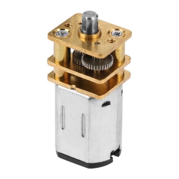 Moteur Micro N20 à Courant Continu - DC 3V/6V/12V, Vitesses 30-1000 RPM, Réducteur Métallique Pour Projets DIY