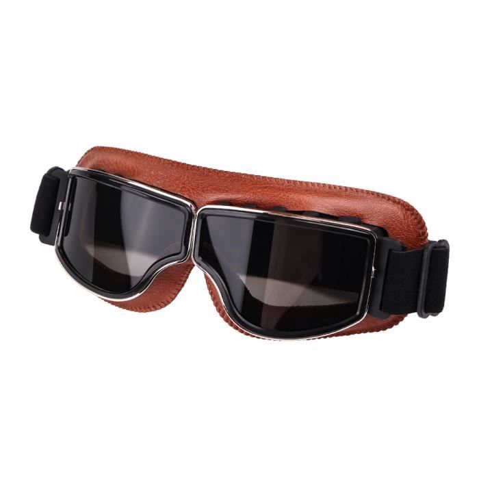 Casque Moto Jet Vintage Lunettes De Protection Moto Lunettes Moto