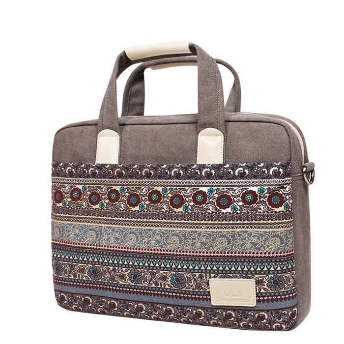 TRESORS- Sacoche Ordinateur Portable 14 pouces Bandoulire pour 14 ...