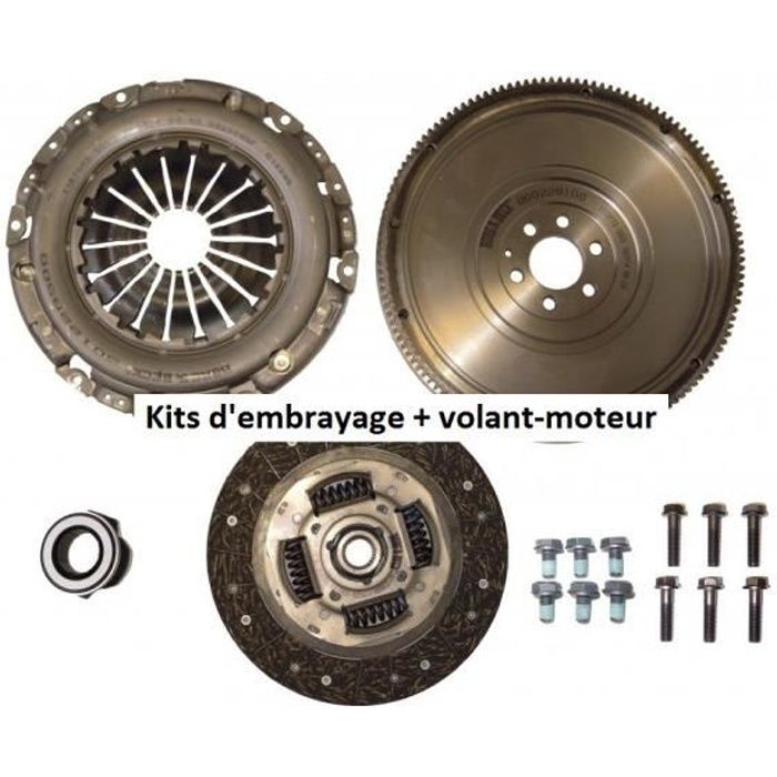Kit Embrayage Complet MAPCO 10321 - Disque, Volant Moteur, Butée, Vis, Pour Peugeot Citroën 1.6 HDi 90/110 Cv - 4