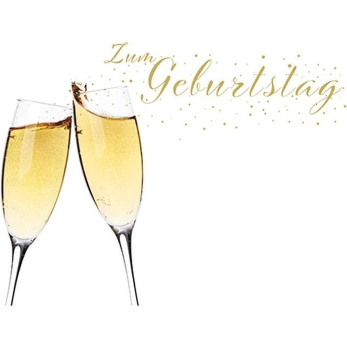 Carte Anniversaire Haut De Gamme Vélo - Collection Lifestyle Perleberg - Effets Métalliques - Enveloppe Incluse