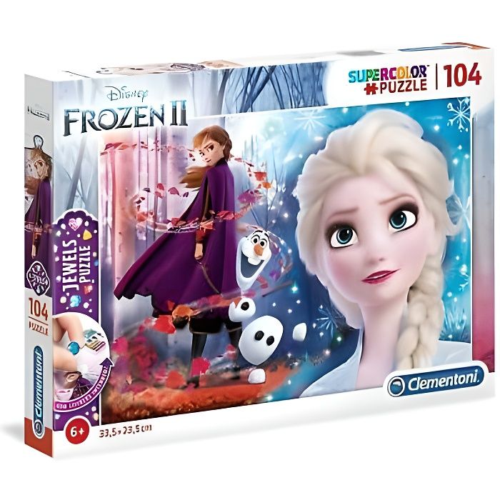 Puzzle enfant - CLEMENTONI - La Reine des Neiges 2 - 104 pièces ...