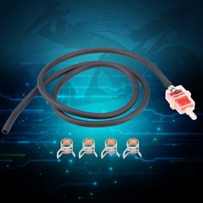 GOOFIT Filtre à Carburant En Ligne 6mm 1/4" 10 PièCes