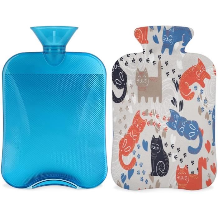 Bouillotte Lapin Avec Housse Douce - Chauffe-mains, Amovible Pour Lavage, Pour Enfants Et Adultes, Soulage Douleurs