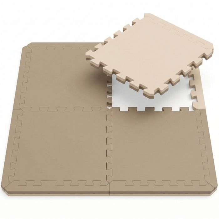 YGONGMYL 20 Pcs Tapis de Protection de Sol Puzzle 30 x 30 cm, Tapis de Fitness Multi-fonction, Mousse EVA à emboîtement, Noir - Sport