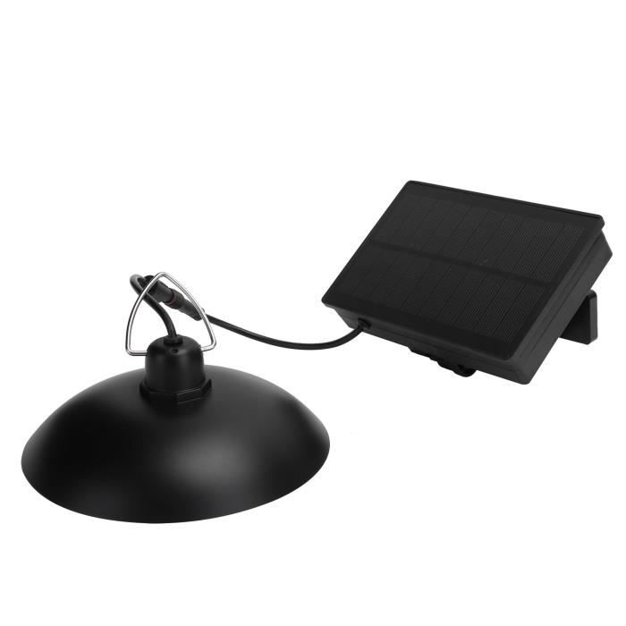 Lampe Solaire Extérieur, Luminaires Solaires de Hangar avec Télécommande, Luminaires Solaires de