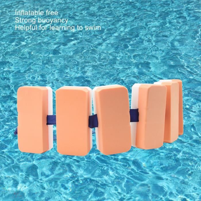 Ceinture De Natation Enfant Réglable - Flotteur Piscine Avec 5 Nattes EVA Pour Débutants Et Apprentissage