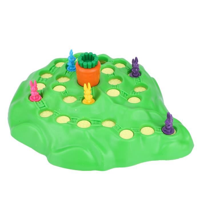 Jeu De Société Piège à Lapin – Interactif Et éducatif – Multijoueurs – Tortue Et Lapin – Dès 4 Ans – Plastique Durable