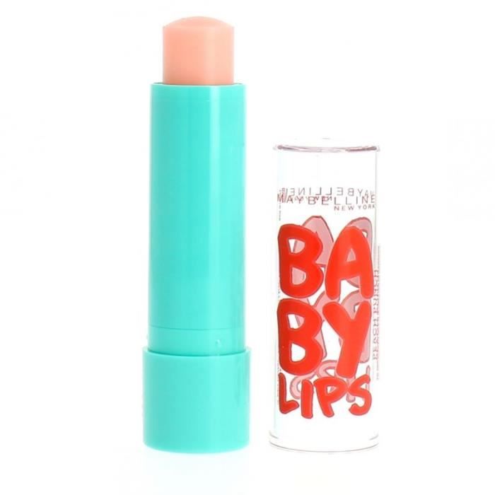 Baume A Levres Baby Lips Gemey Maybelline Peach Punch Cdiscount Au Quotidien