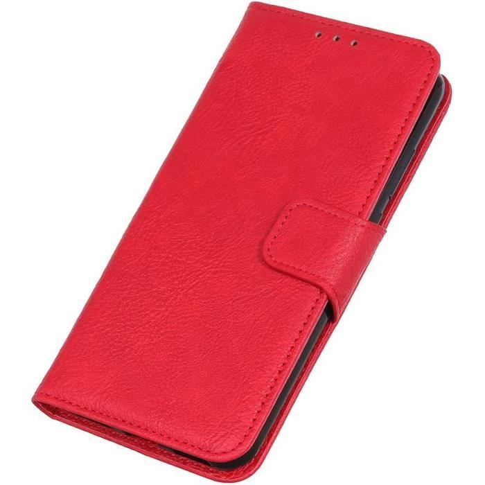Custodia Libro In Pelle PU Per Realme C21Y / C25Y - Cover Flip Portafoglio Con Stand, Slot Carte, Chiusura Magnetica - 4
