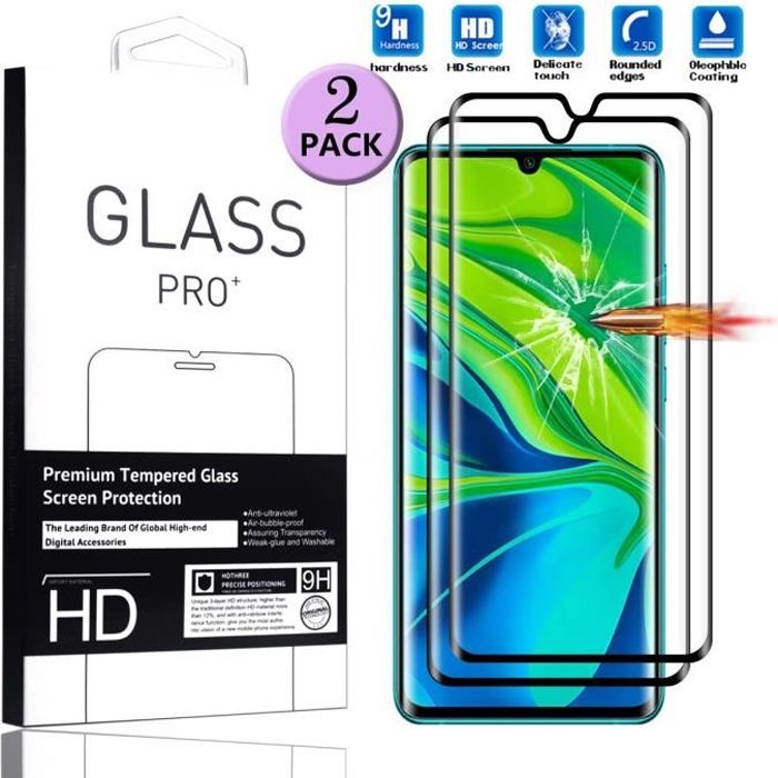 2 Films De Protection Écran En Verre Trempé Pour Xiaomi Redmi Note 10 Pro - Anti-Rayures 9H