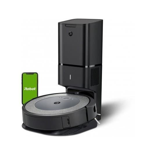 Aspirateur robot IROBOT Roomba i5+ Système dauto vidage Aspiration surpuissante Compatible IdO
