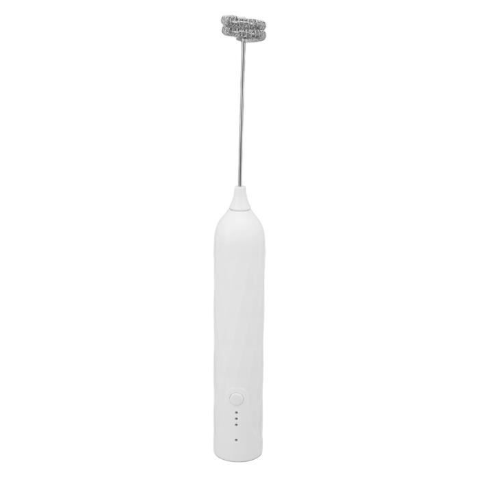 Mélangeur De Boissons électrique Portable - Batteur à œufs Mini Multifonction - Pour Mousse, Milk-shake, Cocktails - USB Rechargeable - Abricot - 2