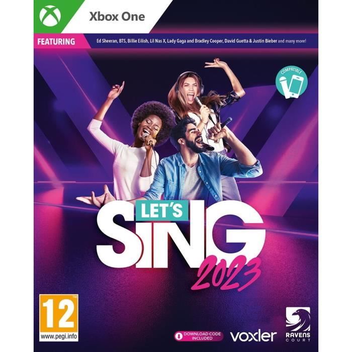 Lets Sing 2023 Jeu Xbox One et Xbox Series Voxler 20 nouveaux titres Différents modes de jeu