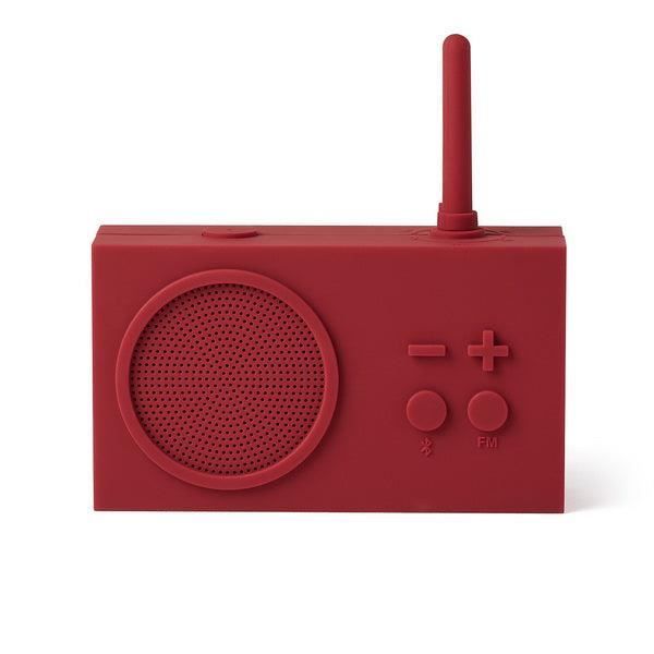 Haut-parleur Bluetooth - LEXON - LX TYKHO 3 - 3W - Anti-éclaboussement - Rouge Rosso Lava