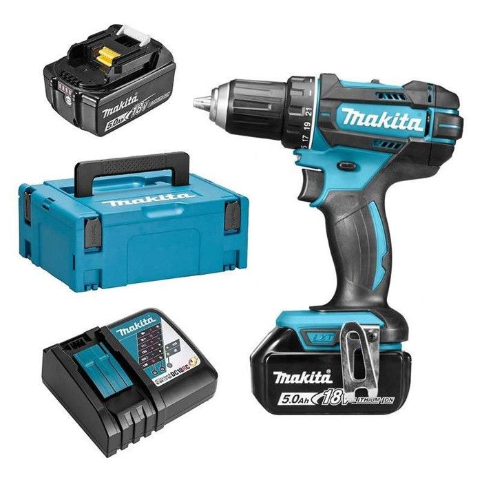 Makita DDF482RTJ Perceuse visseuse 18V Li Ion 5.0Ah - vue 3