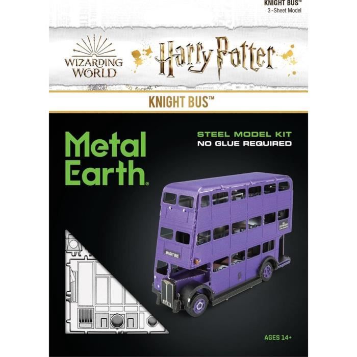 Maquette En M tal METAL EARTH The Knight Bus Violet Int rieur maquette-en-m-tal-metal-earth-the-knight-bus-violet-int-rieur