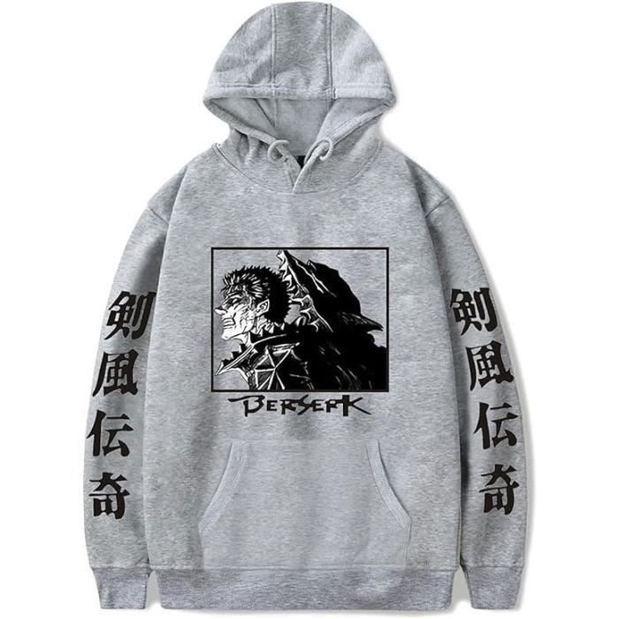 Sweat à capuche zippé art asiatique, sweat à capuche léger automnal, style harajuku, sweat à capuche grande taille - France