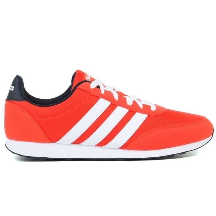 Adidas Baskets - ADIDAS - V Racer 20 - Rouge - Homme - Lacets - Plat
